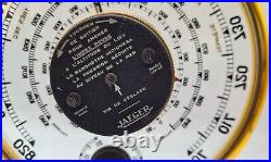 Station météo art déco Vintage Jaeger n° 18834 baromètre thermomètre