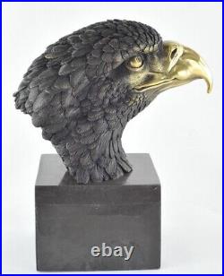 Statue Sculpture Aigle Oiseau Animalier Style Art Deco Style Art Nouveau Bronze