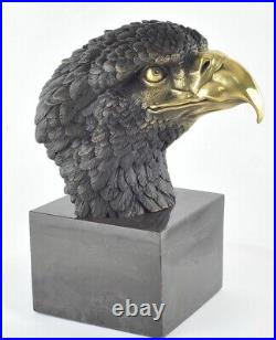 Statue Sculpture Aigle Oiseau Animalier Style Art Deco Style Art Nouveau Bronze