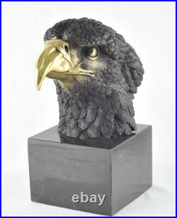 Statue Sculpture Aigle Oiseau Animalier Style Art Deco Style Art Nouveau Bronze