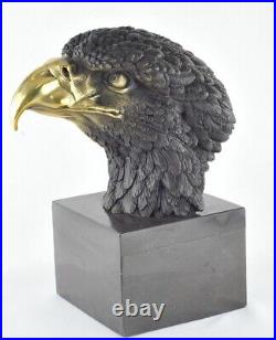 Statue Sculpture Aigle Oiseau Animalier Style Art Deco Style Art Nouveau Bronze