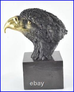 Statue Sculpture Aigle Oiseau Animalier Style Art Deco Style Art Nouveau Bronze