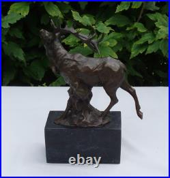 Statue Sculpture Cerf Animalier Chasse Style Art Deco Style Art Nouveau Bronze m Statue Sculpture Cerf Animalier Chasse Style Art Deco Style Art Nouveau Bronze m