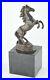 Statue-Sculpture-Cheval-Animalier-Style-Art-Deco-Bronze-massif-Signe-01-qsm