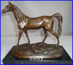 Statue Sculpture Cheval Animalier Style Art Deco Style Art Nouveau Bronze massif Statue Sculpture Cheval Animalier Style Art Deco Style Art Nouveau Bronze massif