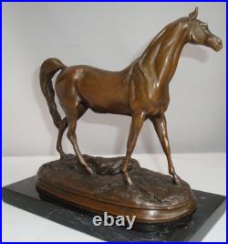Statue Sculpture Cheval Animalier Style Art Deco Style Art Nouveau Bronze massif Statue Sculpture Cheval Animalier Style Art Deco Style Art Nouveau Bronze massif