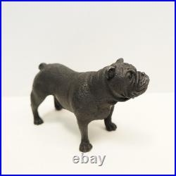 Statue Sculpture Chien Bouledogue Animalier Style Art Deco Style Art Nouveau Bro