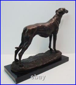 Statue Sculpture Chien Levrier Animalier Chasse Style Art Deco Style Art Nouveau Statue Sculpture Chien Levrier Animalier Chasse Style Art Deco Style Art Nouveau