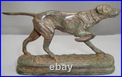 Statue Sculpture Chien Setter Chasse Animalier Style Art Deco Style Art Nouveau Statue Sculpture Chien Setter Chasse Animalier Style Art Deco Style Art Nouveau