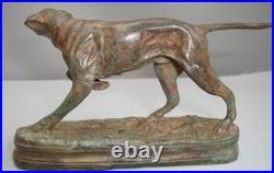 Statue Sculpture Chien Setter Chasse Animalier Style Art Deco Style Art Nouveau Statue Sculpture Chien Setter Chasse Animalier Style Art Deco Style Art Nouveau