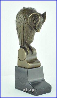 Statue Sculpture Chouette Hibou Oiseau Animalier Style Art Deco Style Art Nouvea