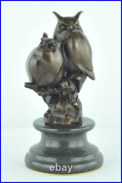 Statue Sculpture Chouette Hibou Oiseau Animalier Style Art Deco Style Art Nouvea