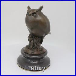 Statue Sculpture Chouette Hibou Oiseau Animalier Style Art Deco Style Art Nouvea