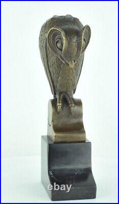 Statue Sculpture Chouette Hibou Oiseau Animalier Style Art Deco Style Art Nouvea