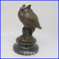 Statue Sculpture Chouette Hibou Oiseau Animalier Style Art Deco Style Art Nouvea