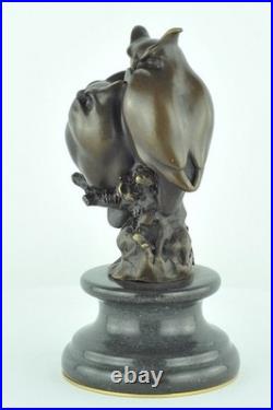 Statue Sculpture Chouette Hibou Oiseau Animalier Style Art Deco Style Art Nouvea