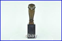 Statue Sculpture Chouette Hibou Oiseau Animalier Style Art Deco Style Art Nouvea