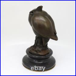 Statue Sculpture Chouette Hibou Oiseau Animalier Style Art Deco Style Art Nouvea