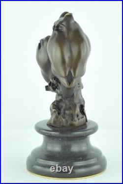 Statue Sculpture Chouette Hibou Oiseau Animalier Style Art Deco Style Art Nouvea