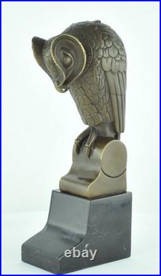 Statue Sculpture Chouette Hibou Oiseau Animalier Style Art Deco Style Art Nouvea