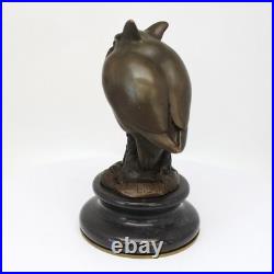 Statue Sculpture Chouette Hibou Oiseau Animalier Style Art Deco Style Art Nouvea