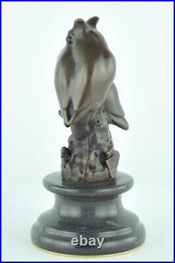 Statue Sculpture Chouette Hibou Oiseau Animalier Style Art Deco Style Art Nouvea