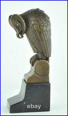 Statue Sculpture Chouette Hibou Oiseau Animalier Style Art Deco Style Art Nouvea