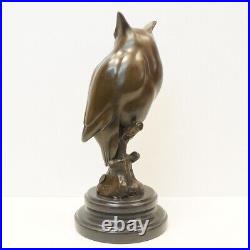 Statue Sculpture Chouette Hibou Oiseau Animalier Style Art Deco Style Art Nouvea