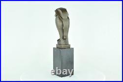 Statue Sculpture Chouette Hibou Oiseau Animalier Style Art Deco Style Art Nouvea