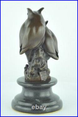 Statue Sculpture Chouette Hibou Oiseau Animalier Style Art Deco Style Art Nouvea