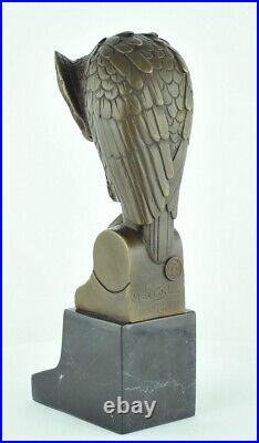 Statue Sculpture Chouette Hibou Oiseau Animalier Style Art Deco Style Art Nouvea