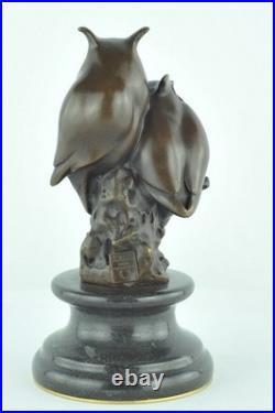 Statue Sculpture Chouette Hibou Oiseau Animalier Style Art Deco Style Art Nouvea