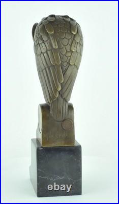 Statue Sculpture Chouette Hibou Oiseau Animalier Style Art Deco Style Art Nouvea