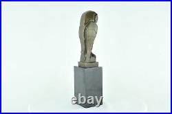 Statue Sculpture Chouette Hibou Oiseau Animalier Style Art Deco Style Art Nouvea