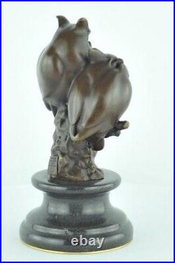 Statue Sculpture Chouette Hibou Oiseau Animalier Style Art Deco Style Art Nouvea