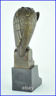 Statue Sculpture Chouette Hibou Oiseau Animalier Style Art Deco Style Art Nouvea