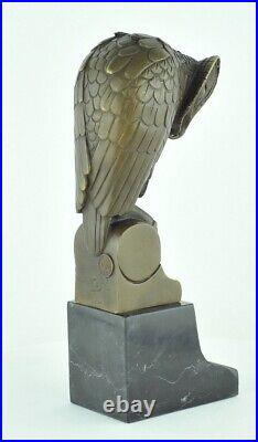 Statue Sculpture Chouette Hibou Oiseau Animalier Style Art Deco Style Art Nouvea