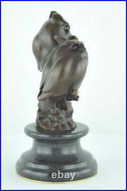 Statue Sculpture Chouette Hibou Oiseau Animalier Style Art Deco Style Art Nouvea