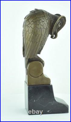 Statue Sculpture Chouette Hibou Oiseau Animalier Style Art Deco Style Art Nouvea