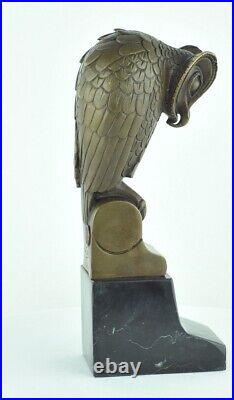 Statue Sculpture Chouette Hibou Oiseau Animalier Style Art Deco Style Art Nouvea