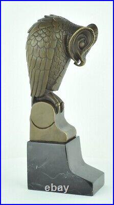 Statue Sculpture Chouette Hibou Oiseau Animalier Style Art Deco Style Art Nouvea