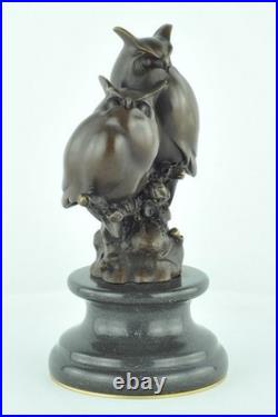 Statue Sculpture Chouette Hibou Oiseau Animalier Style Art Deco Style Art Nouvea