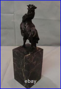 Statue Sculpture Coq Oiseau Animalier Style Art Deco Style Art Nouveau Bronze ma Statue Sculpture Coq Oiseau Animalier Style Art Deco Style Art Nouveau Bronze ma