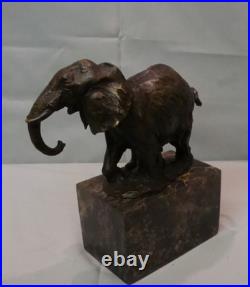 Statue Sculpture Elephant Animalier Style Art Deco Style Art Nouveau Bronze mass Statue Sculpture Elephant Animalier Style Art Deco Style Art Nouveau Bronze mass