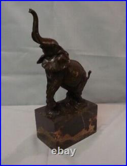 Statue Sculpture Elephant Animalier Style Art Deco Style Art Nouveau Bronze mass