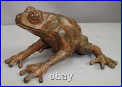 Statue Sculpture Grenouille Animalier Style Art Deco Style Art Nouveau Bronze ma