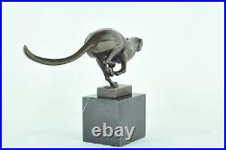 Statue Sculpture Guepard Animalier Style Art Deco Style Art Nouveau Bronze massi