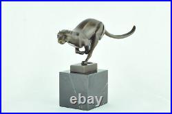 Statue Sculpture Guepard Animalier Style Art Deco Style Art Nouveau Bronze massi