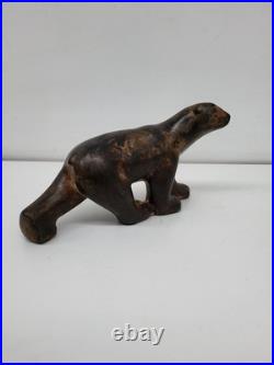 Statue Sculpture Ours Animalier Style Art Deco Style Art Nouveau Bronze massif S
