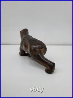 Statue Sculpture Ours Animalier Style Art Deco Style Art Nouveau Bronze massif S
